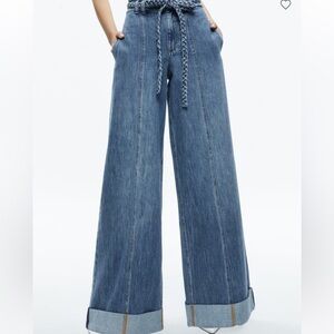 HARRIET WIDE LEG HIGH RISE PAPERBAG JEAN